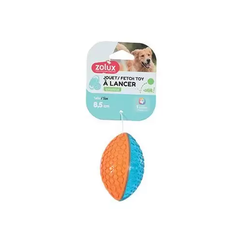 Hračka pes TAO Míč rugby 8,5cm Zolux