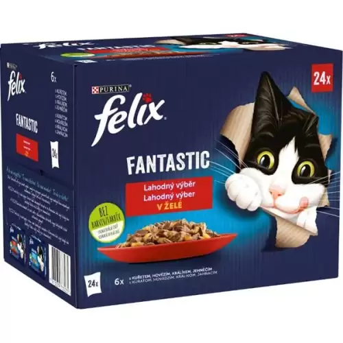  Felix cat kaps.-Fant.Multipack mas.výběr v želé 24 x 85 g