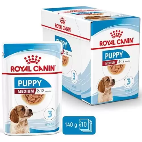  Royal Canin - Canine kaps. Medium Puppy 10x140 g