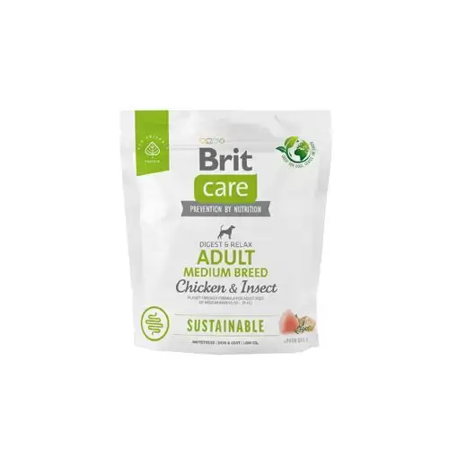 Brit Care Dog Sustainable Adult Medium Breed 1kg