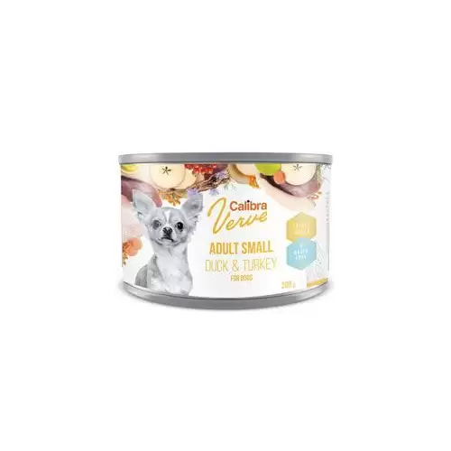 Calibra Dog Verve konz.GF Adult Small Duck&Turkey 200g