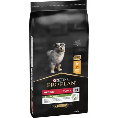  Pro Plan Puppy Medium Healthy Start kuře 12 kg