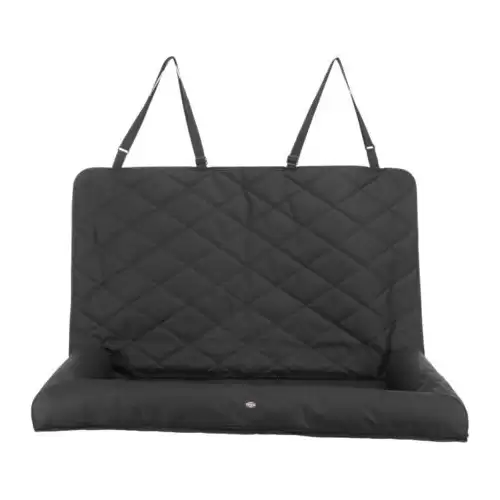 Polštářový potah do auta, dvojitý, 95 × 10 × 50 cm, černá