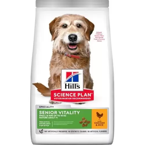  Hill's Science Plan Canine Mature Adult 7+ Senior Vitality S & M Chicken 1,5 kg