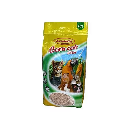 Avicentra kukuřičná podestýlka 10l hrubá