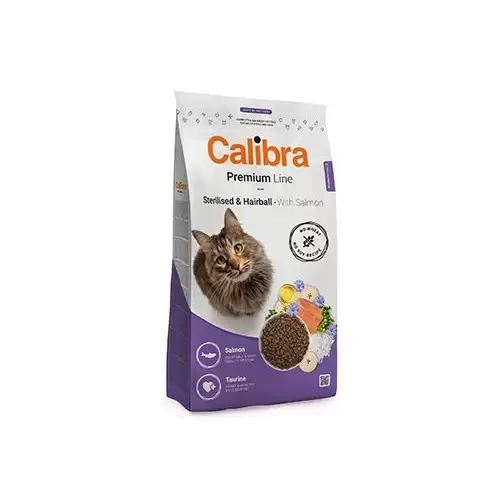 Calibra Cat Premium Line Steril.&Hairball w. Salm 10kg