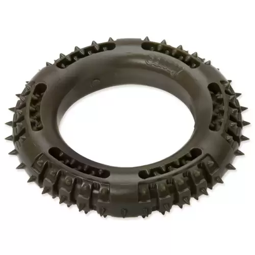 Hračka Ecomfy Olive Eco Dental kroužek, plastová zelená 13cm