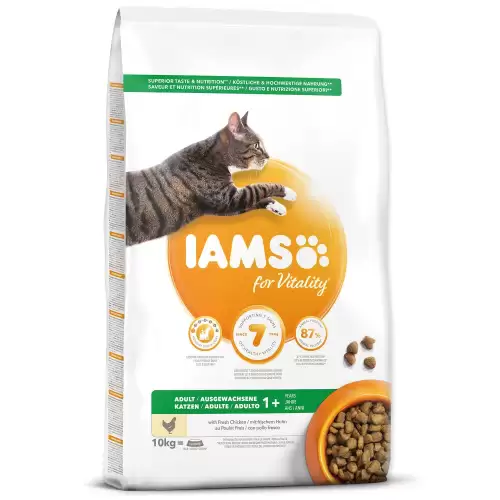 Krmivo IAMS Cat Adult Chicken 10kg 