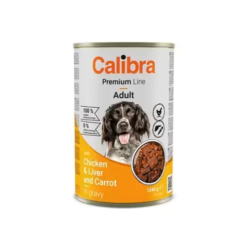 Calibra Dog Premium konz. with Chicken&Liver 1240g