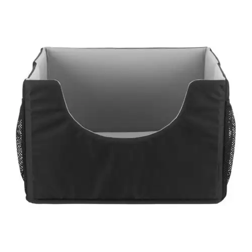 Autosedačka 45 x 28 x 40 cm, černá/šedá