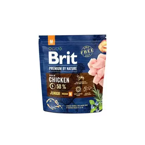 Brit Premium Dog by Nature Junior M 1kg