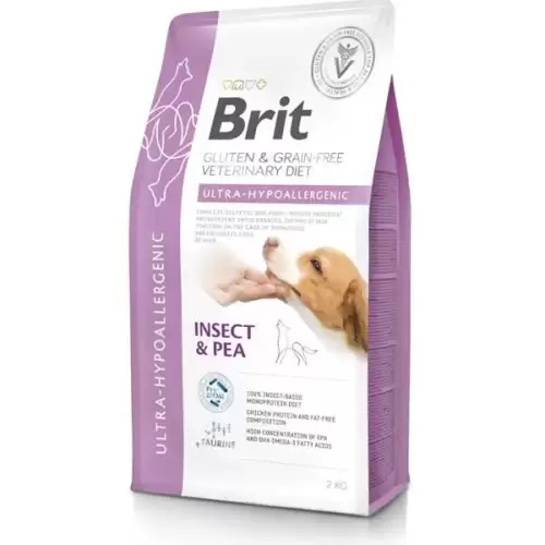  Brit Veterinary Diets Dog  Ultra-hypoallergenic Insect 2 kg