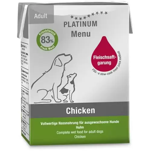  Platinum Dog Menu Chicken 375 g