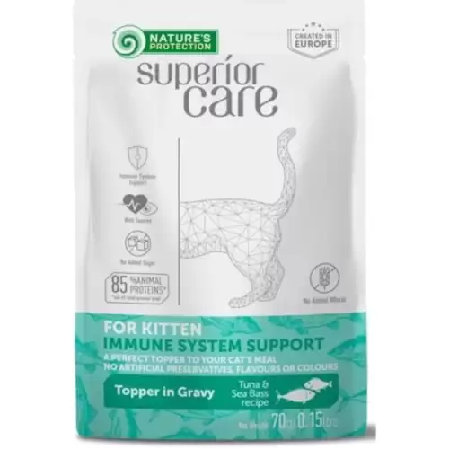  Nature's Protection Cat kaps. Superior Care Kitten Immune Support 70 g