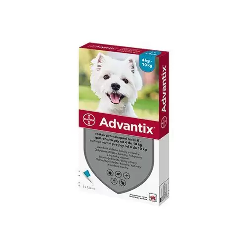 Advantix Spot-on 1x1ml pro psy 4-10kg