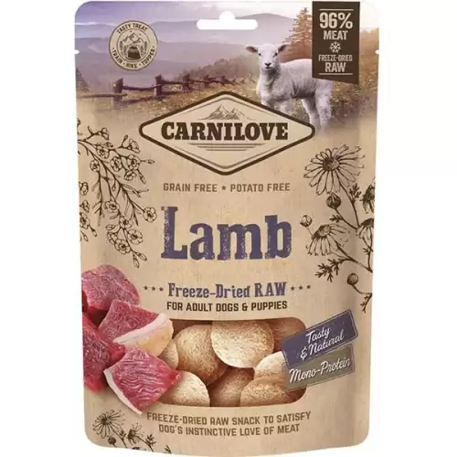  Carnilove Dog Freeze-Dried Raw Snacks Lamb 60 g
