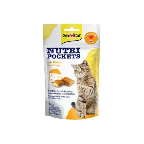 GimCat Nutri Pockets se sýrem 60g