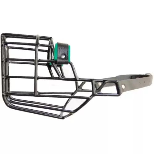  Náhubek kovový Dalmatin - pes, černý 110 x 130 x 110 cm