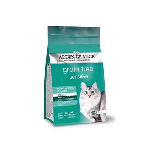 Arden Grange Cat GF Adult Sen.Oc.White Fish&Potato 2kg