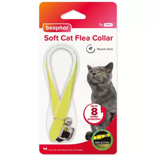 Repelentní obojek Beaphar s margosou pro kočky, reflexní