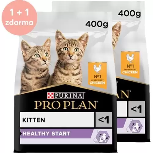  Pro Plan Cat Kitten kuře 400 g 1+1 zdarma