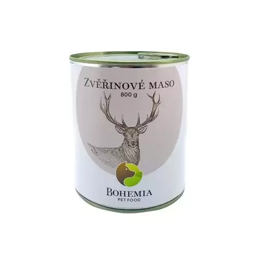 BOHEMIA MASO Zvěřinové ve vlastní šťávě 800g
