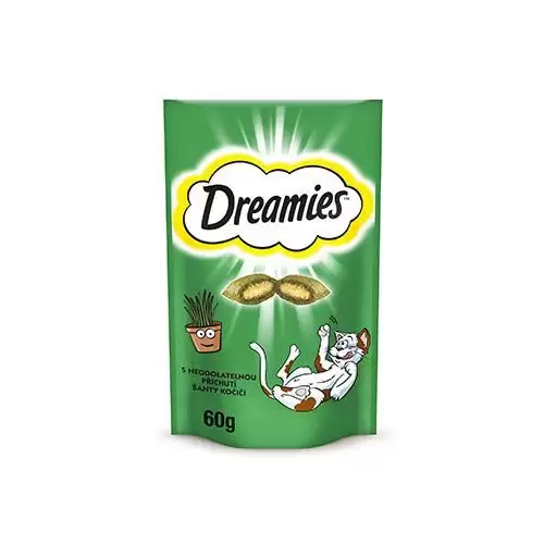 Dreamies kočka pochoutka s catnipem 60g