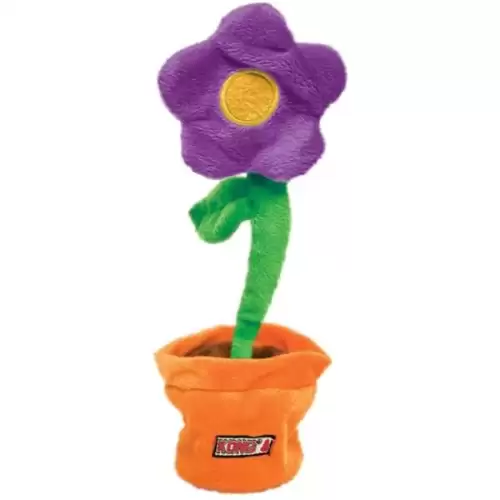  Hračka textil KONG Puzzlements Flower in Pottle