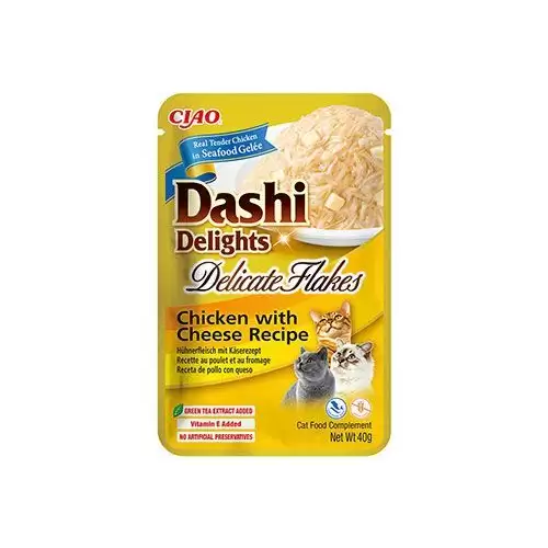 Churu Cat Dashi Delights Deli Flakes Chick&Cheese 40g