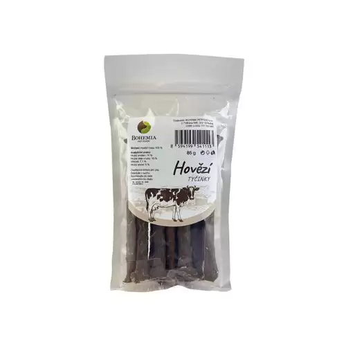 BOHEMIA TYČINKY Hovězí 85g