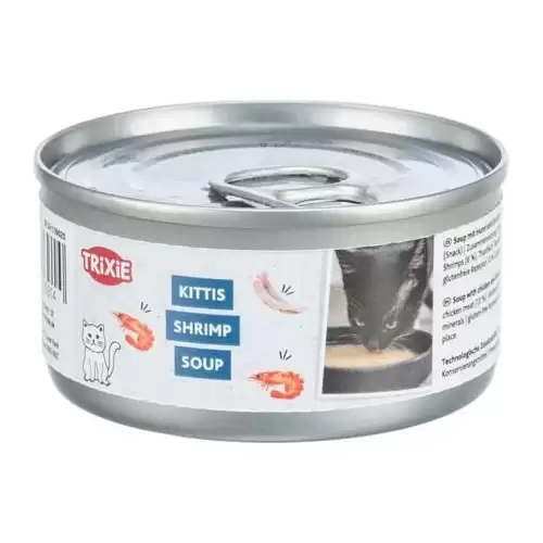 Shrimp Soup krevety & kuře - tekutý pamlsek pro kočky, (BAL 4 x 80 g)