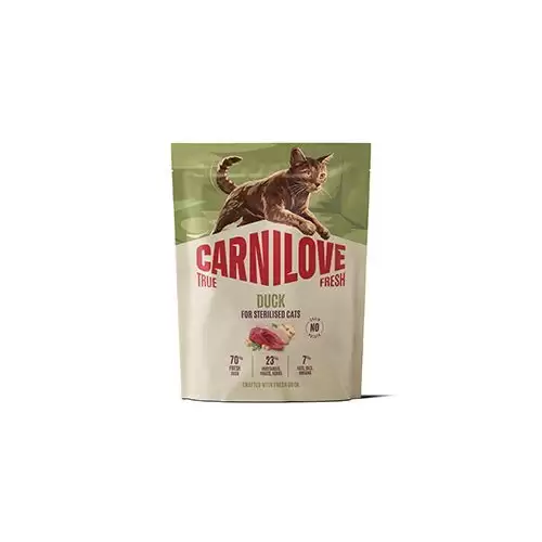 Carnilove Cat True Fresh Dry Duck Steril. Ad.AB 400g