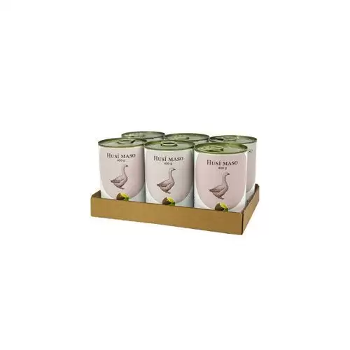 BOHEMIA MASO Husí ve vlastní šťávě SIX PACK 6x400g