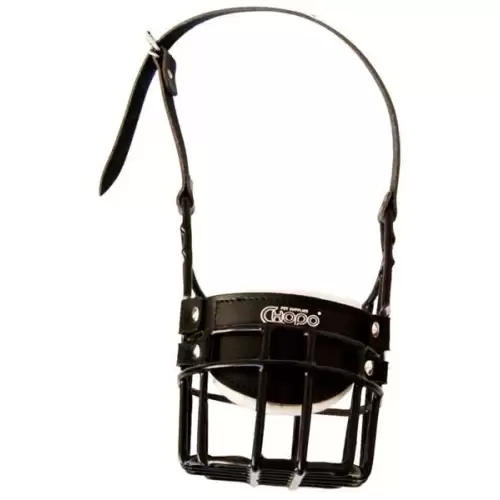  Náhubek kovový Rotvajler - fena, gumoplast 130 x 150 x 105 mm