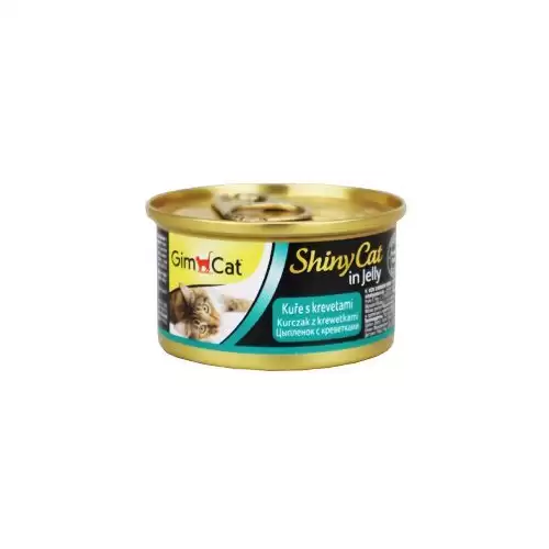 GimCat ShinyCat konz. kuře&krevety 70g