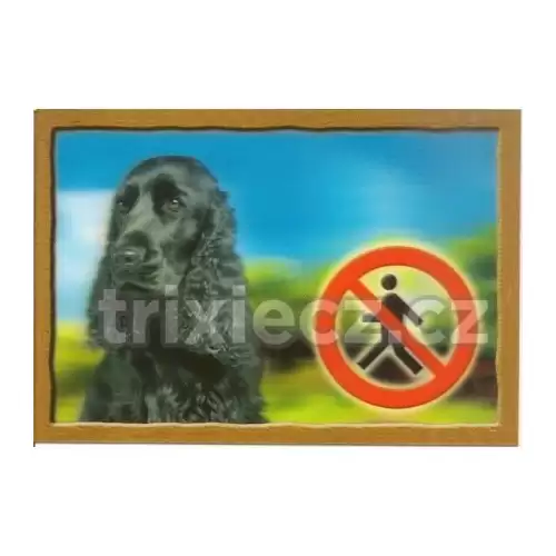 Cedulka 3D PSI, Anglický kokršpaněl černý