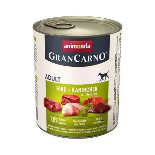 GRANCARNO Adult - králík + bylinky 800g