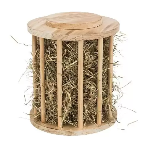 Dřevěný válec na seno 15x19cm
