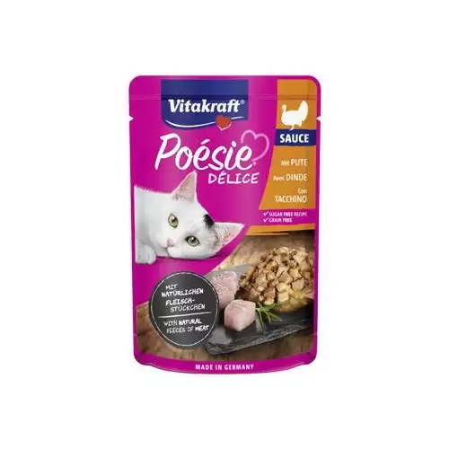 Vitakraft Cat Poésie Déli Sauce kapsička Krůtí 85g