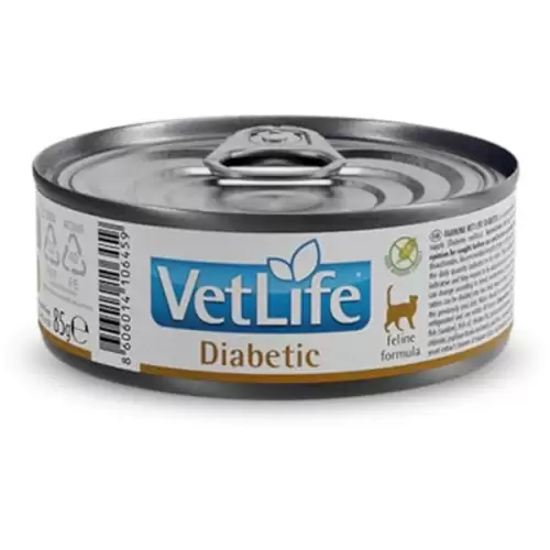  Vet Life Natural Feline konz. Diabetic 85 g