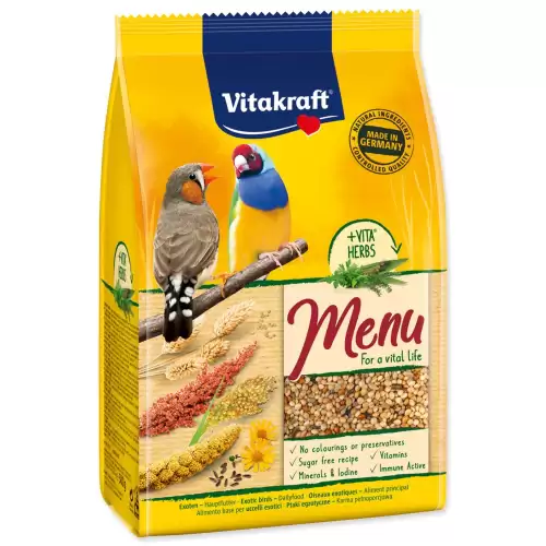 Krmivo Vitakraft Vital Menu drobný exot 500g