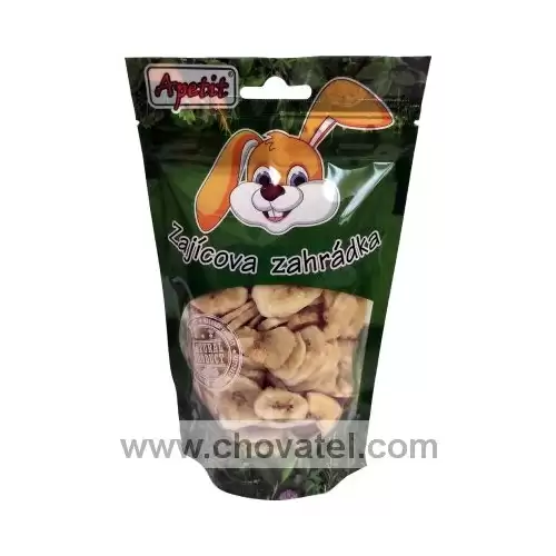 Apetit - Zajícova záhrádka Banán sušený 120g - chips