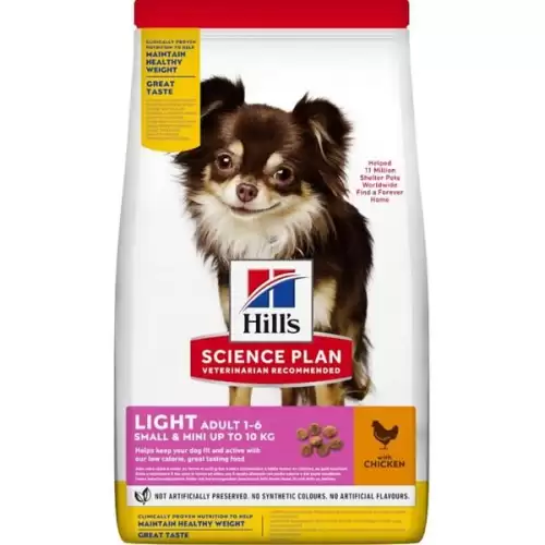  Hill's Science Plan Canine Adult Light Small & Mini Chicken 6 kg