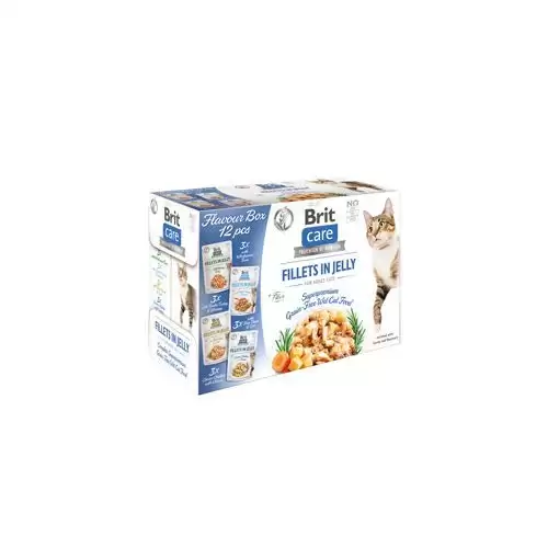 Brit Care Cat Fillets in Jelly Flavour box 12x85g