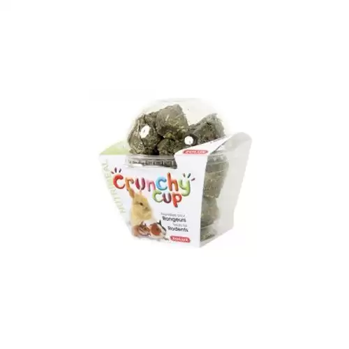 Pochoutka CRUNCHYCUP hlodavec vojtěška/mrkev 200gZolux