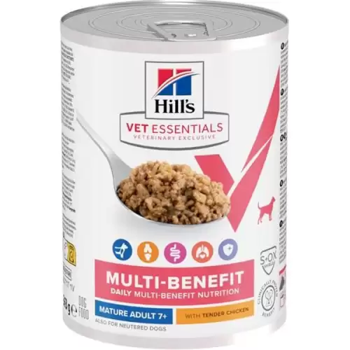  Hill's VetEssentials MULTI-BENEFIT Mature konzerva pro psy Adult/Senior 363 g