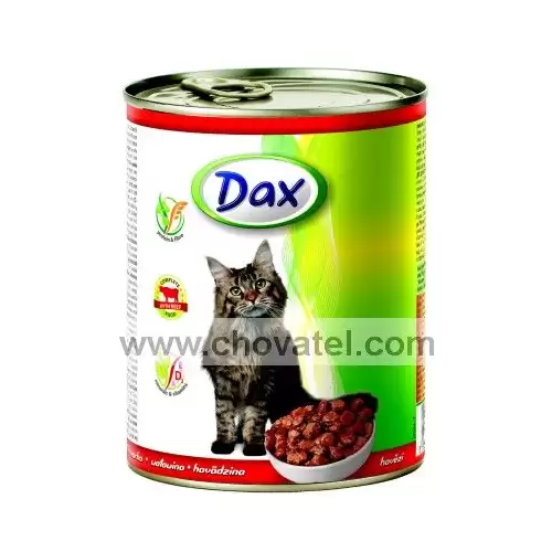 Dax hovězí kousky - kočka 830g