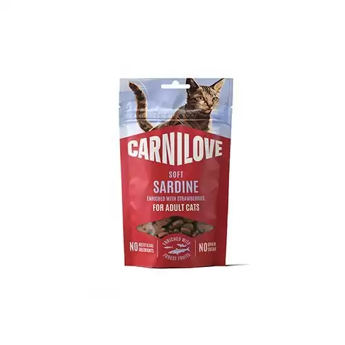 Carnilove Cat SOFT Snack Sardine+Strawberry 50g