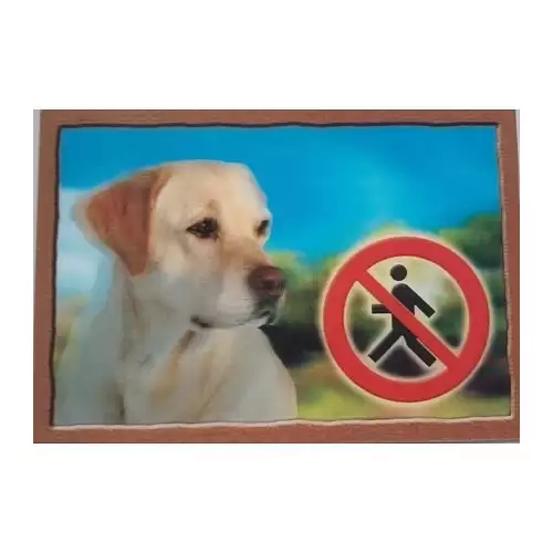 Cedulka 3D PSI, Labradorský retrivr (béžový)