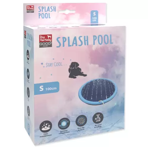 Brouzdaliště Dog Fantasy s vodními tryskami 100cm